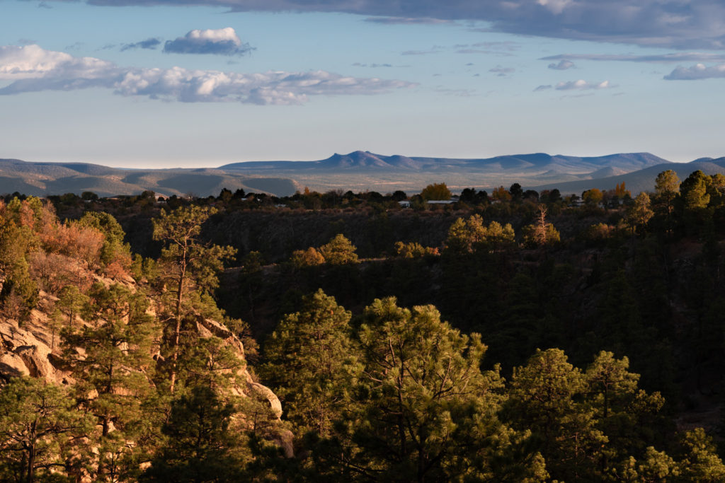 Canyon and mountain views from Casa Bear private yard