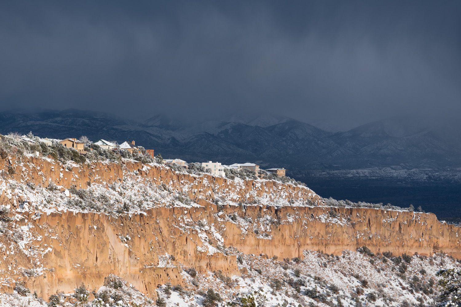 Snow storm - Barranca Mesa